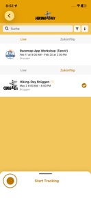 Hiking-Day App screenshot