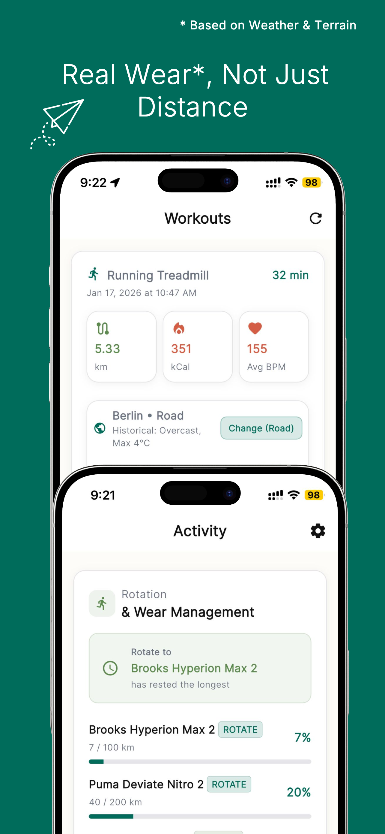 Getra: Gear Wear Tracker screenshot 3