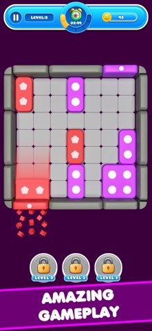 Slide Color Block Jam Puzzle iPhone screenshot