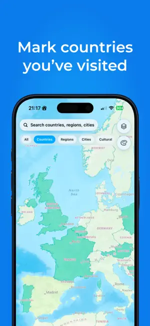 Been Atlas - Travel Map screenshot 1
