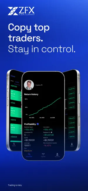 ZFX Copy Trading screenshot 1