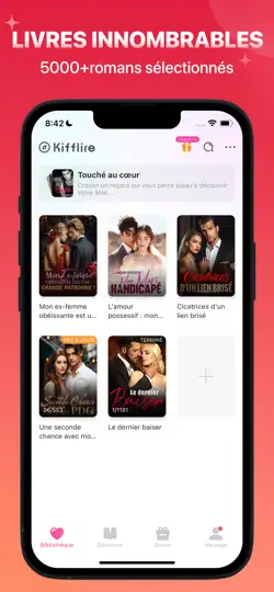 Capture d'écran de Kifflire: Livres Audio & Roman sur iPhone 3