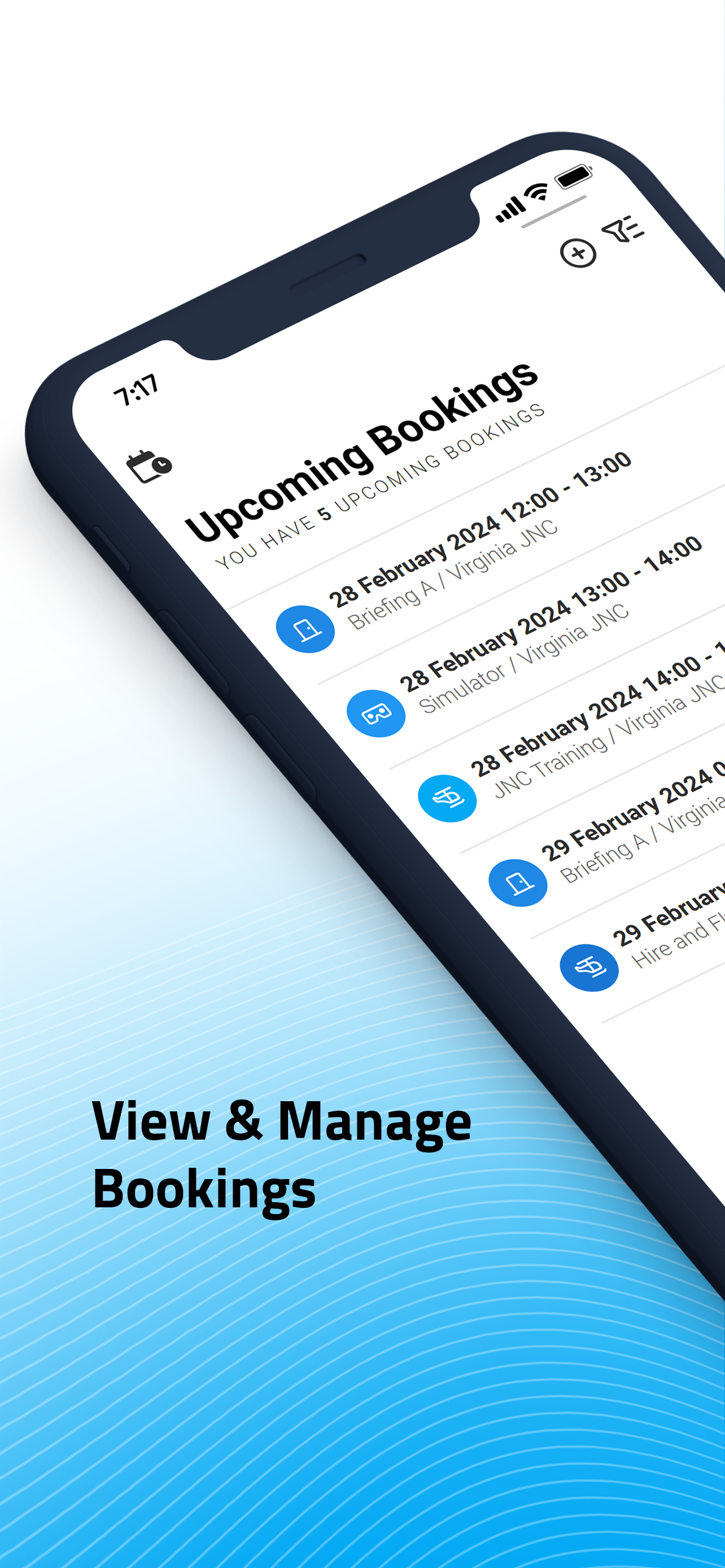 JNC Bookings