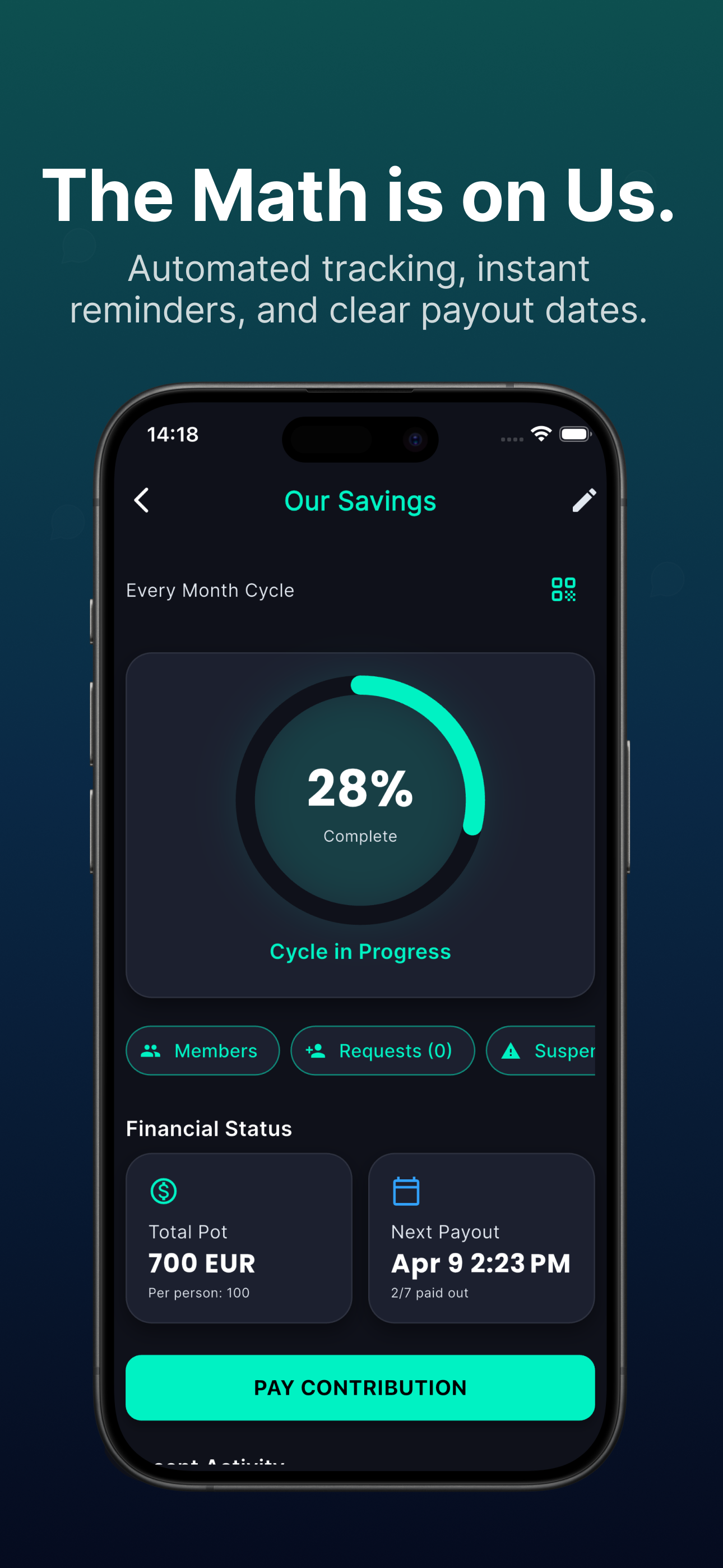 Potly: Saving Circles screenshot 2