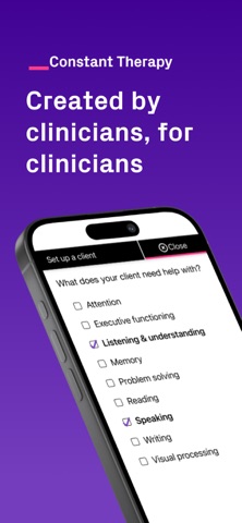 Constant Therapy Clinician Screenshot 1 of 7