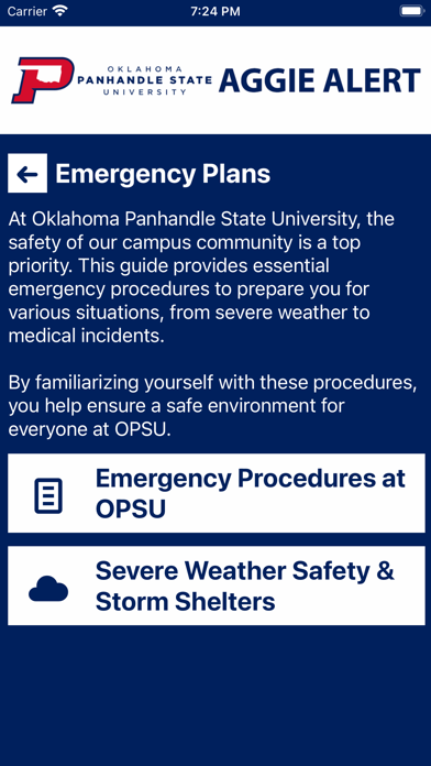 AGGIE ALERT Screenshot