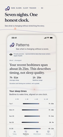 Mama Bloom: Sleep Tracker Screenshot 2 of 7
