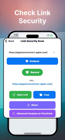 Secure QR & Link Scanner screenshot
