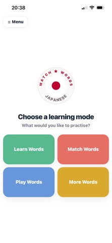 MatchWords: Japanese iPhone screenshot