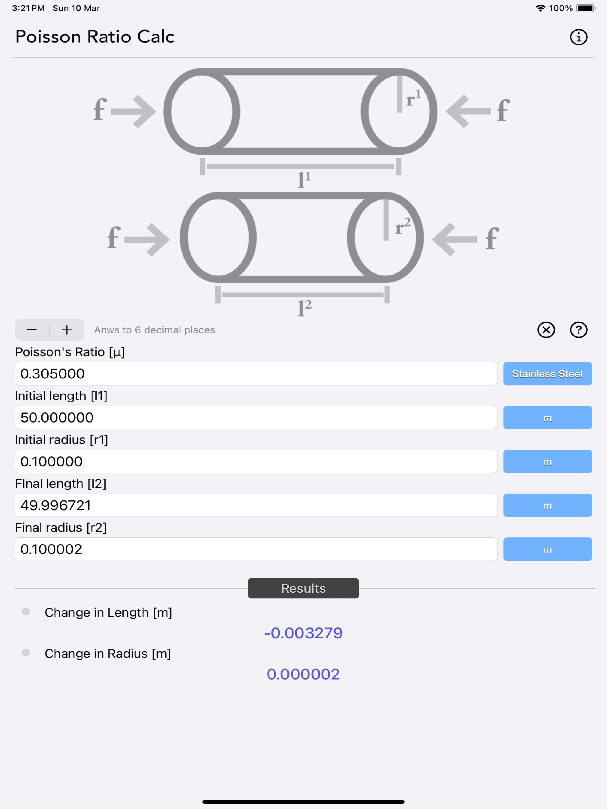 Poisson Ratio Calculator