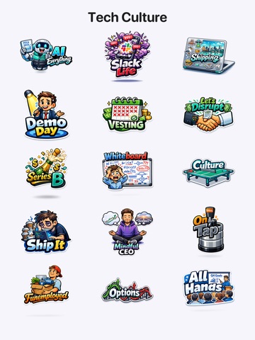 SF Bay Area Stickers iPad screenshot
