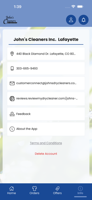 John's Cleaners & Laundry Screenshot 3 of 3