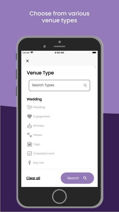 Venu - Book Spaces Screenshot