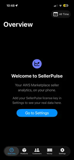Screenshot von SellerPulse auf dem iPhone 1