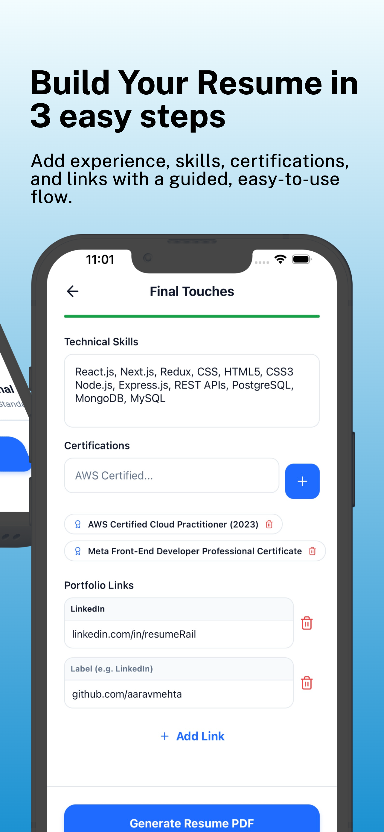 ResumeRail: AI Resume Builder