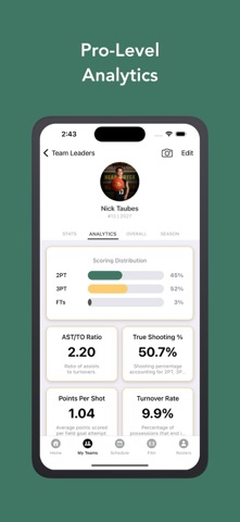 Head Royce Stats iPhone screenshot