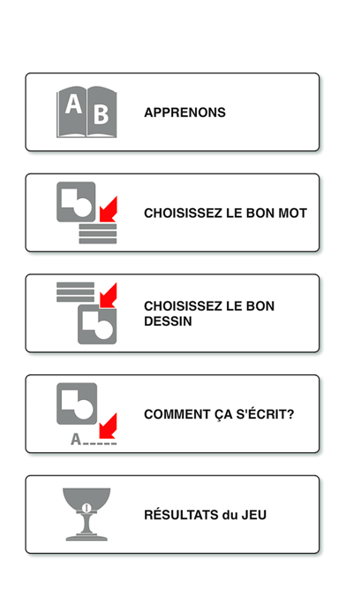 Screenshot #1 pour Apprenons et jouons. Anglais +