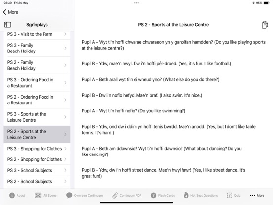 CaruCymru iPad screenshot