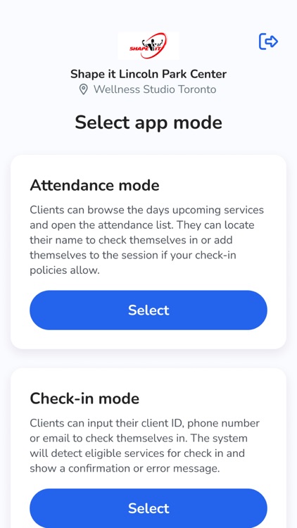 WellnessLiving Check-In