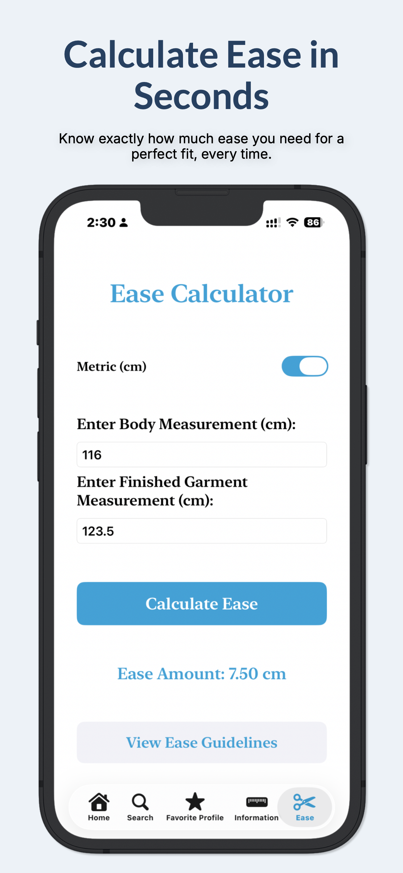 Measure-Ease: Fit for Sewists
