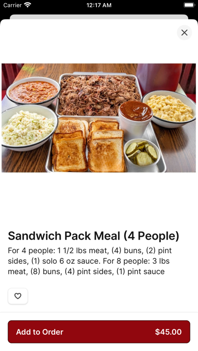 Fire It Up BBQ iPhone screenshot 4 - Food & Drink app