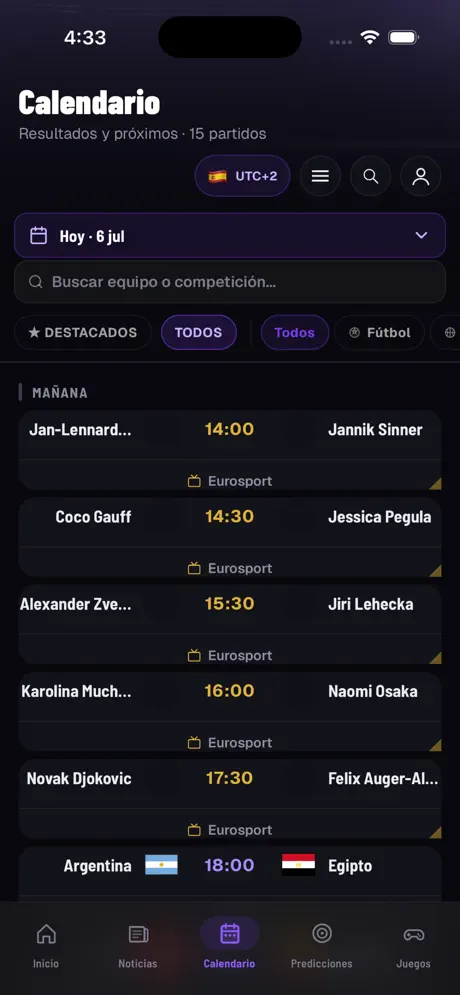 Taka Sports‑App screenshot 2