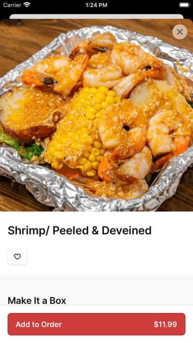 Louisiana Shack iPhone screenshot 4 - Food & Drink app