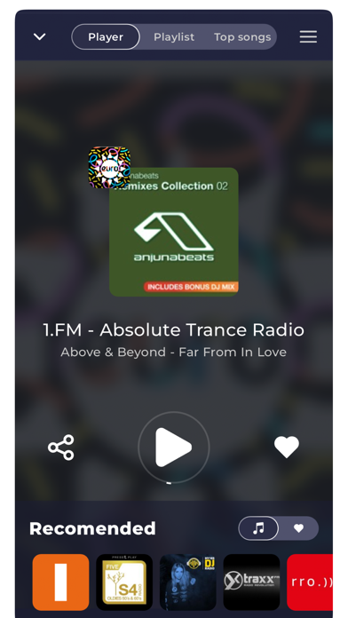 Swiss Radio FM Online Screenshot