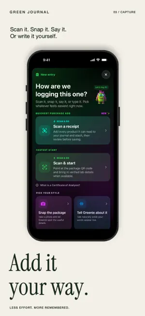 Cannabis Tracker Green Journal screenshot 3