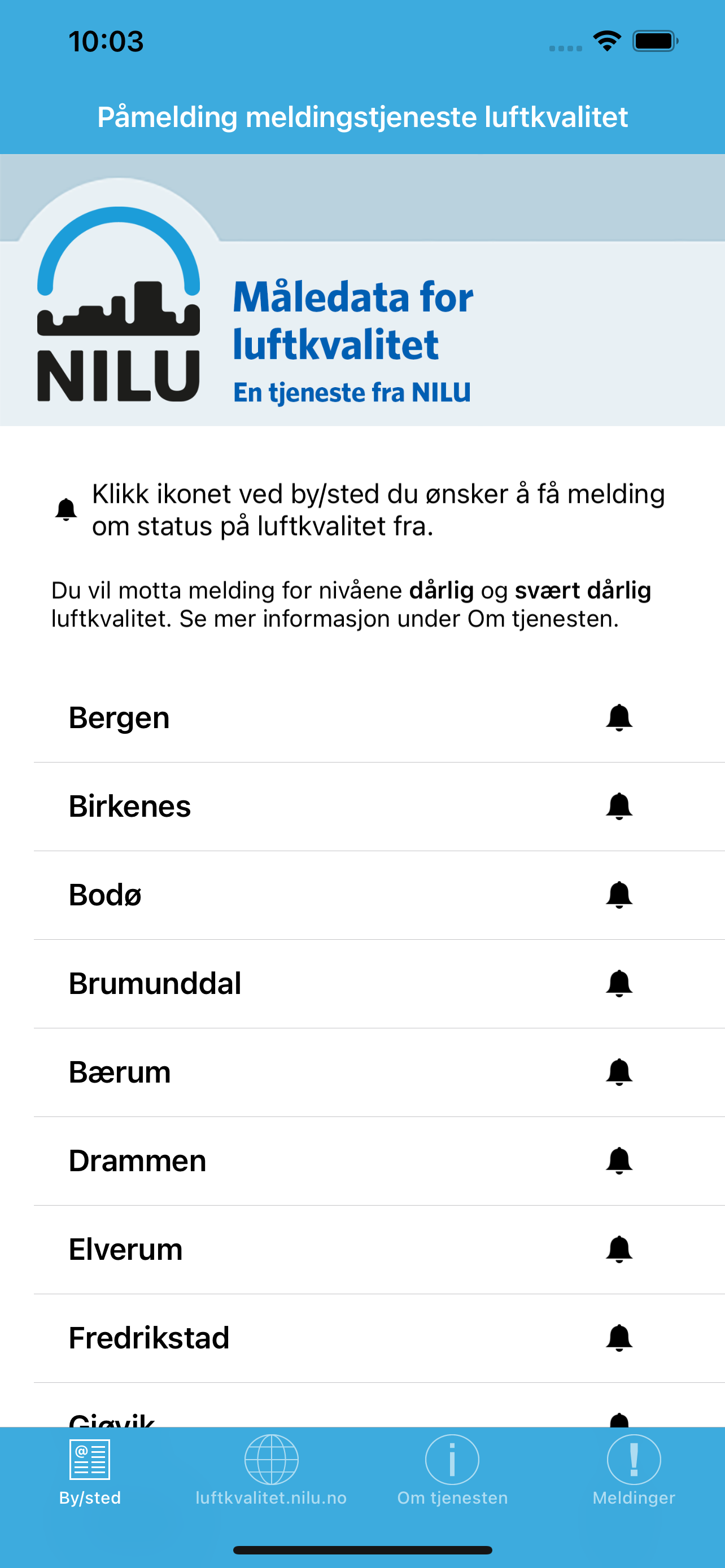 VarselLuftNå