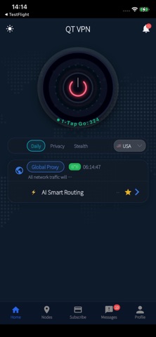 QT VPN Screenshot 1 of 3
