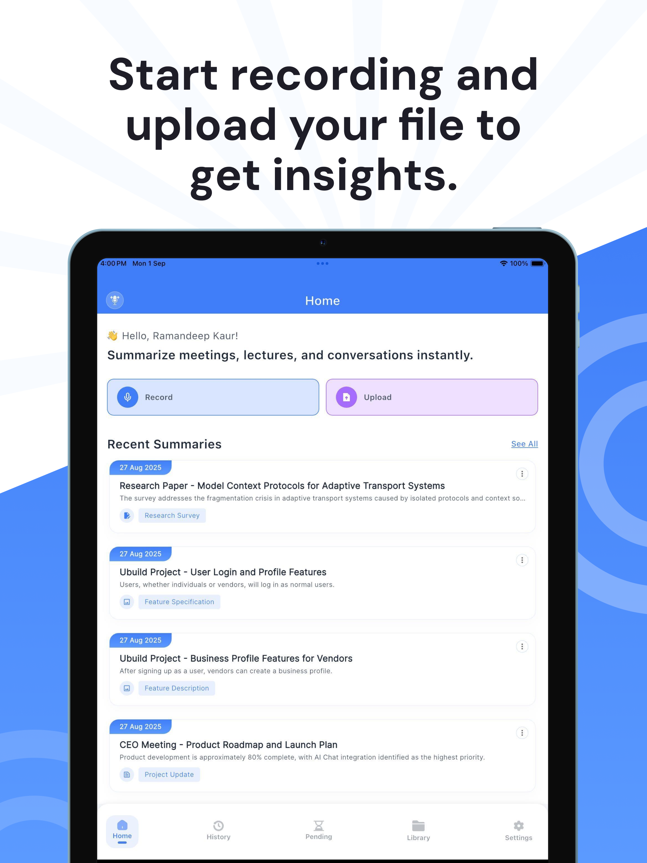 SummarizeX: AI Note Taker screenshot 11