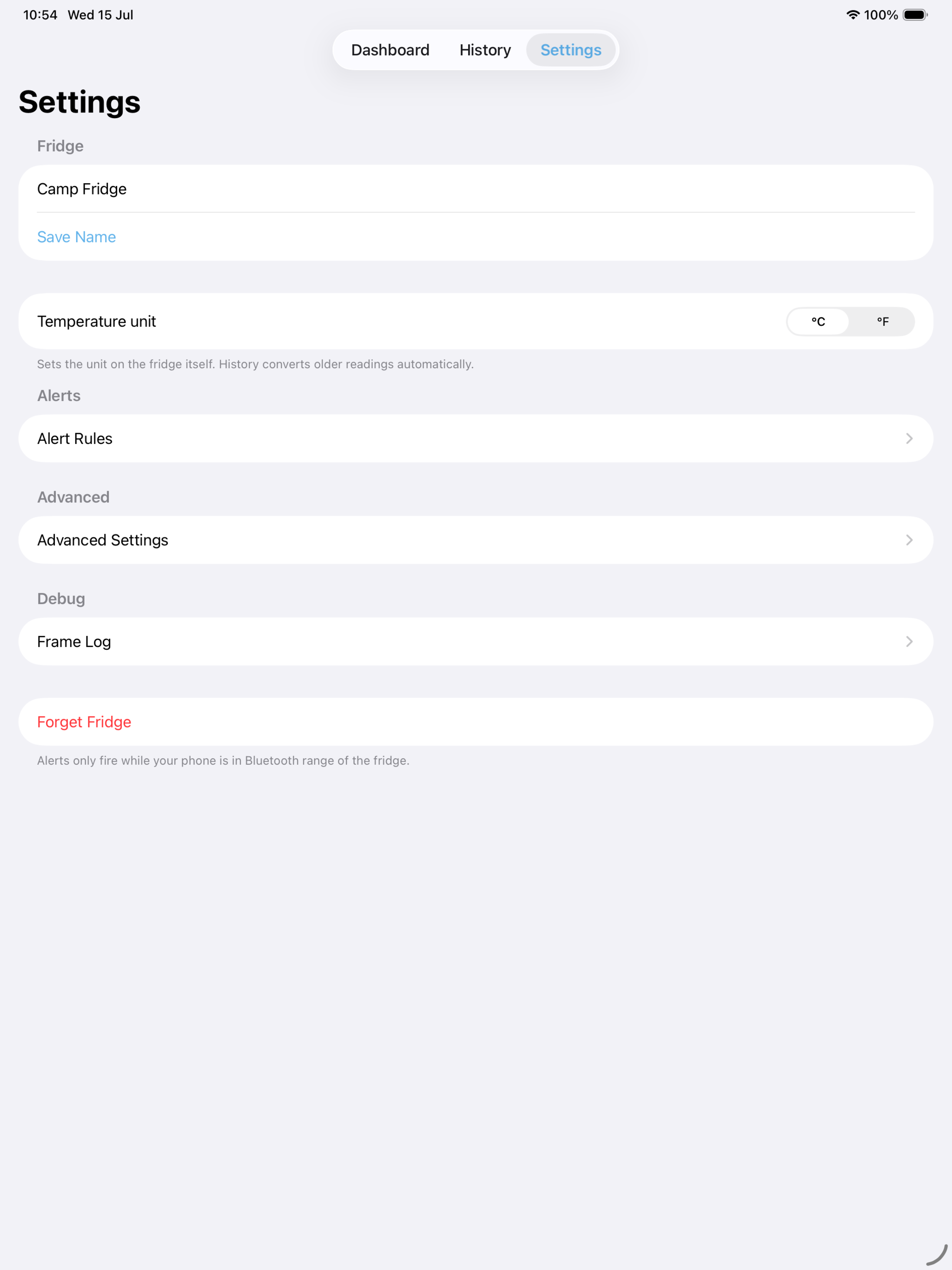 Frost: Portable Fridge Control screenshot 7