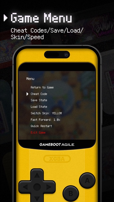 Game Emulator - XGBA Screenshot