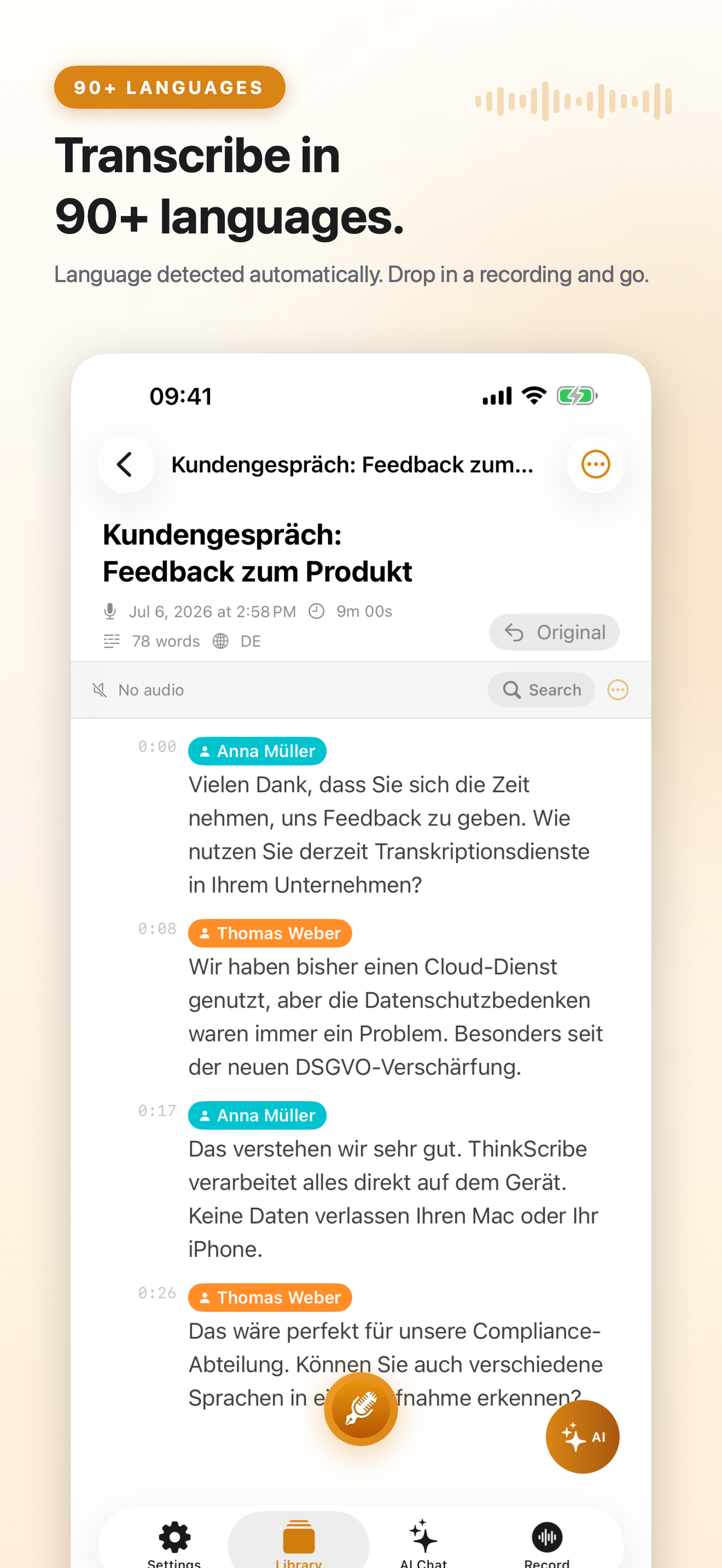 Voice to Text AI: ThinkScribe screenshot 9