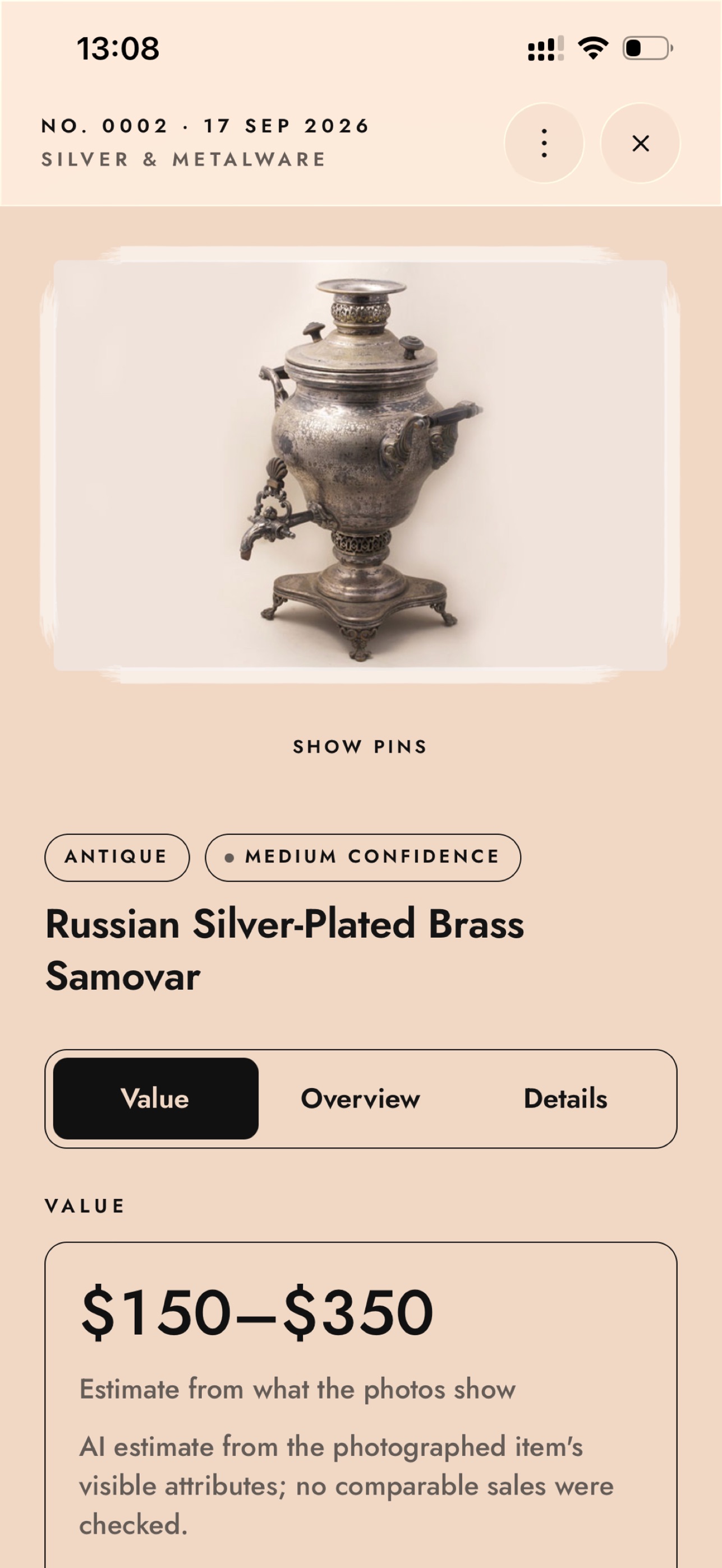 Screenshot 2 of Valuary: Antique Identifier