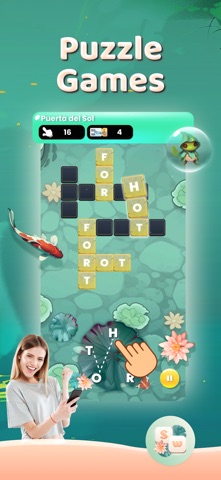 Satisfying Games - Sweet Words iPhone screenshot