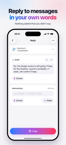 ReplyContext: AI Reply Writer Screenshot 1 of 8