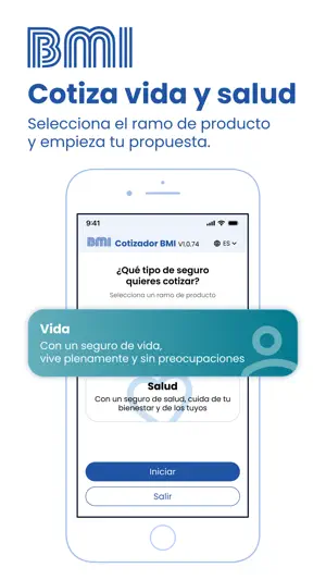 BMI Cotizador screenshot 1