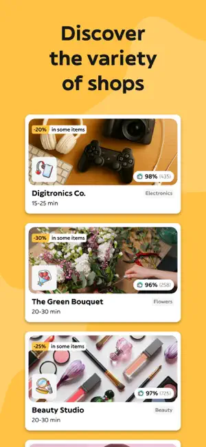 Glovo: Food & Grocery Delivery iPhone screenshot 6