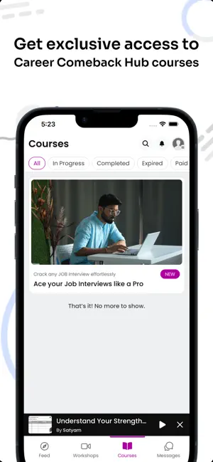 Career Comeback Hub screenshot 3