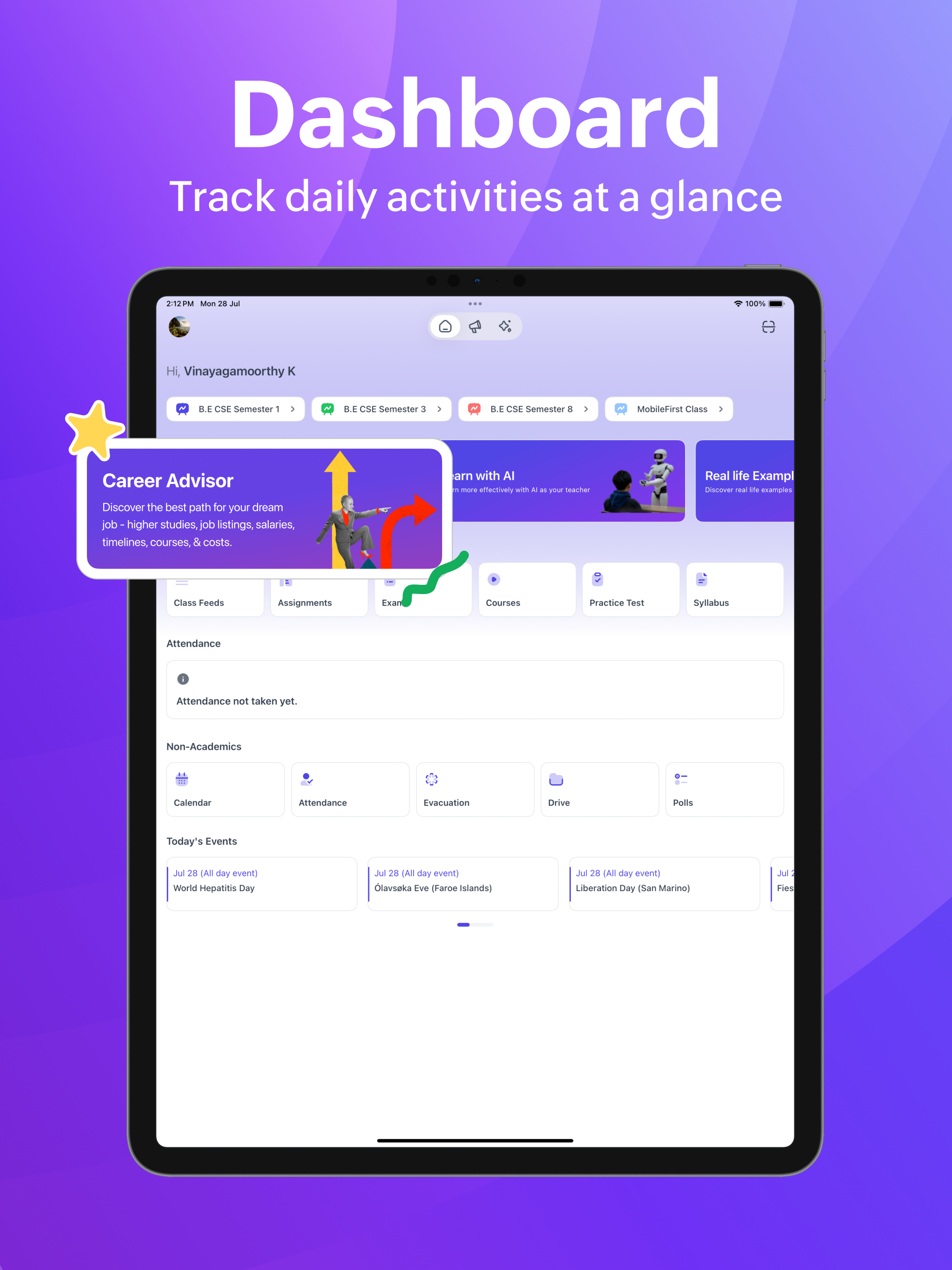 Zoho Classes Student
