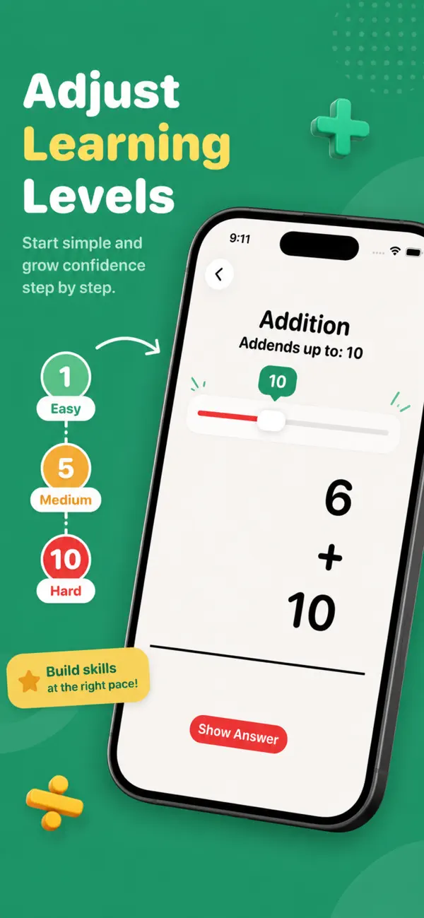 Screenshot #2 pour Math Practice Flash Cards