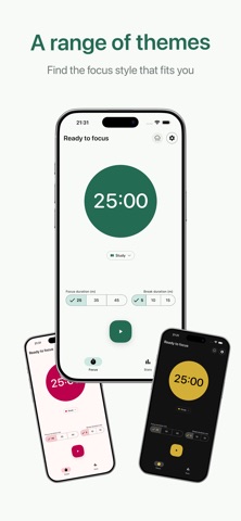 Pomodoro Clock-Focus Timer iPhone screenshot