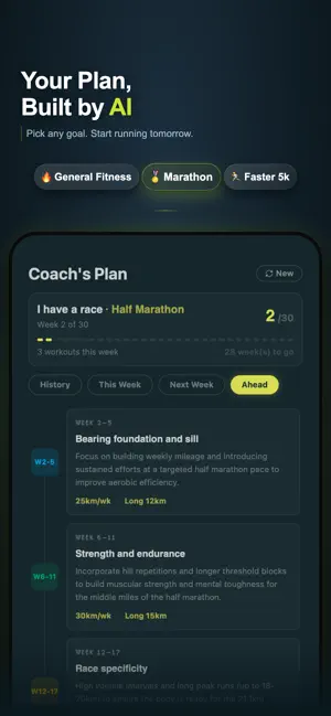 Pacing: Run Coach & Tracker screenshot 1
