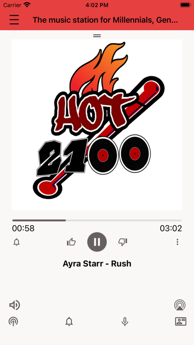 Hot 2100 iPhone screenshot 1 - Entertainment app