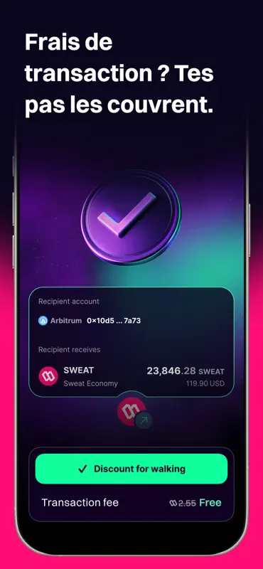 Sweat Wallet: Marche et Gagne screenshot 7 of 8