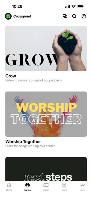 Crosspoint Baptist Church App screenshot 2