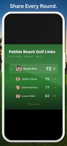 Golf Mate - Round Tracker screenshot