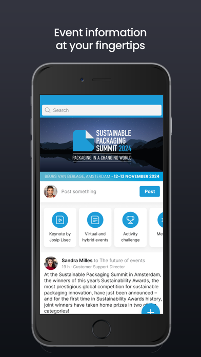 Sustainable Packaging Summit Screenshot